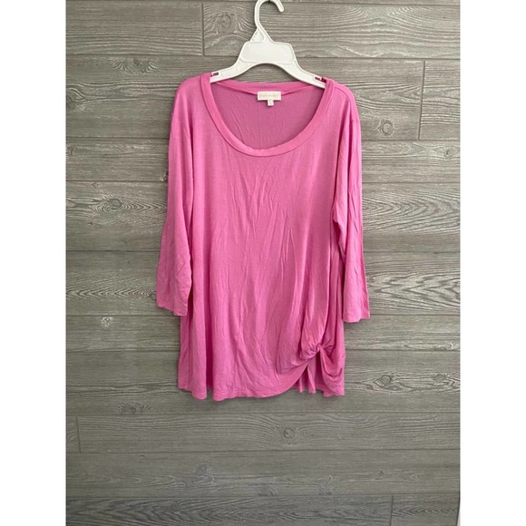 Simply southern large pink knot shirt - Picture 1 of 4
